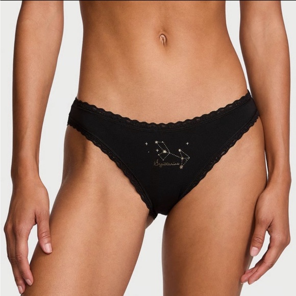 Victoria's Secret Other - ♐️ Sagittarius Zodiac Symbol Lace Trim Panty Victoria Secret Small NWT